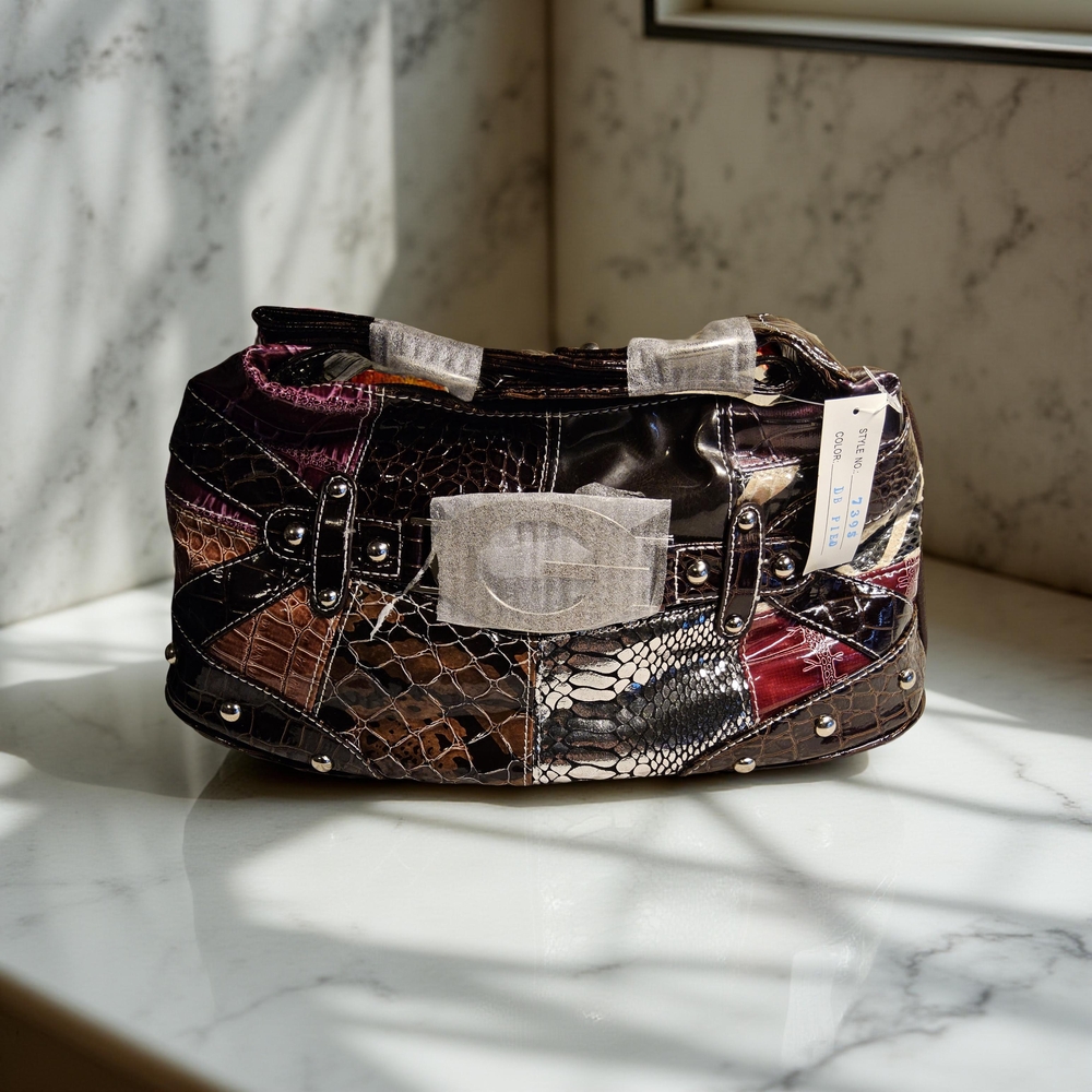 New G bag Multicolor Patchwork Handbag
